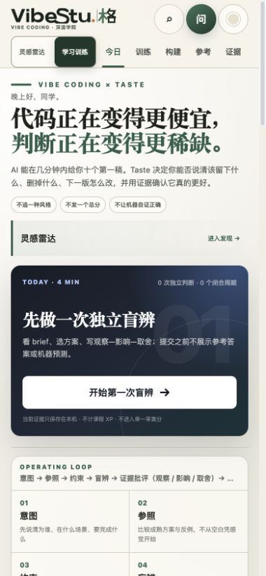 VibeStu.|格实际页面